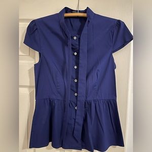 Theory Dark Blue/Purple Blouse